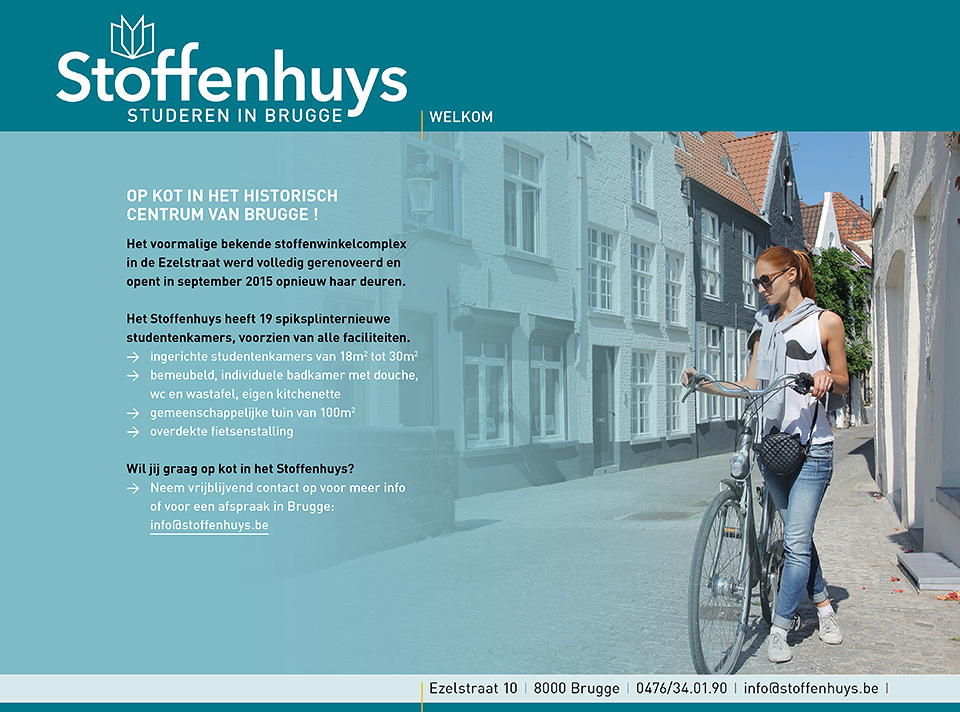 Stoffenhuys - Studeren in Brugge